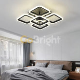 Lustra LED cu Telecomanda Estia 3 Tipuri de Lumini 90W Negru